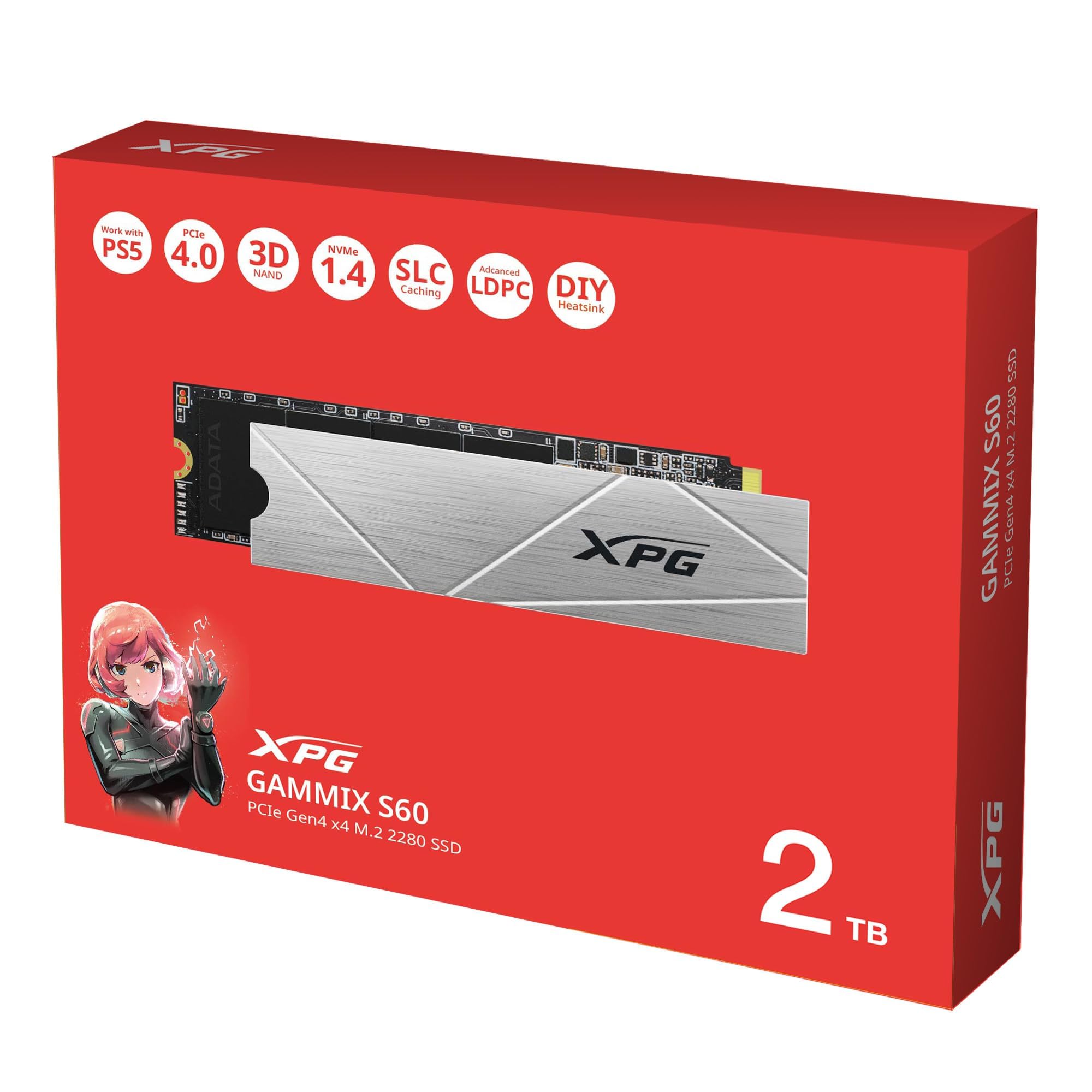 Amazon.com: XPG GAMMIX S60 Blade PCIe Gen4 x4 M.2 2280 Solid